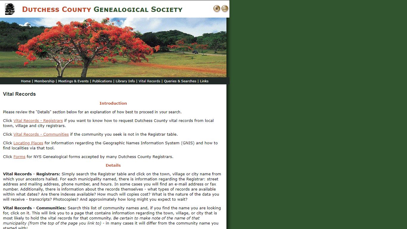 Vital Records - Welcome to Dutchess County Genealogical ...