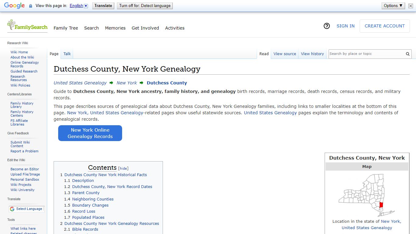 Dutchess County, New York Genealogy • FamilySearch